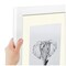 ArtToFrames Collage Photo Picture Frame with 3 - 2.5x3 inch Openings, Framed in White with Over 62 Mat Color Options and Regular Glass (CSM-3966-7649)